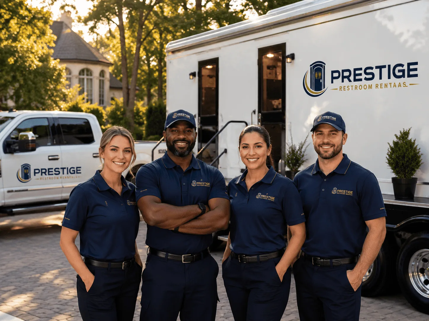 Trusted Luxury Portable Restrooms company in New Leipzig, ND